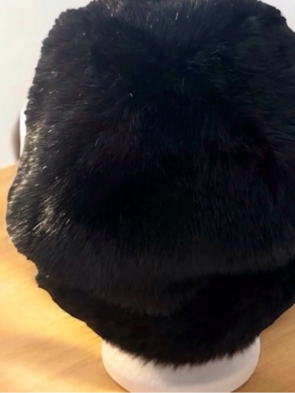 Luxury Black Faux Fur Headband - Women's Winter Accessory